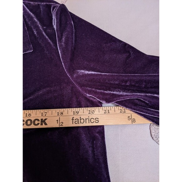 COLDWATER CREEK Velour Pullover Top Medium - Picture 8 of 10